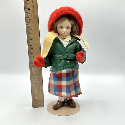 cb/The Danbury Mint for Curtis Publishing Co 1986 Norman Rockwell’s Little Girl Porcelain Doll.