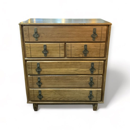 Six Tier Solid Wood Dresser