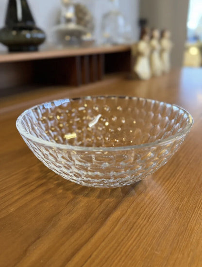 Vintage Tiffany Crystal Pebble Bowl